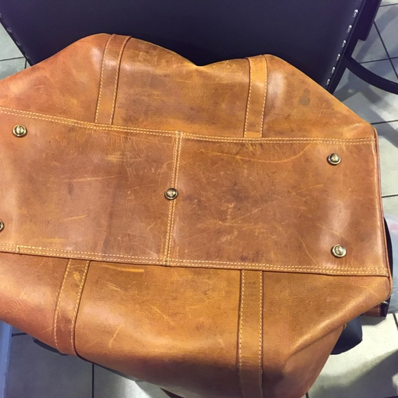 Leather Rustic Town Rugged  unisex travel bag - Picture 11 of 16